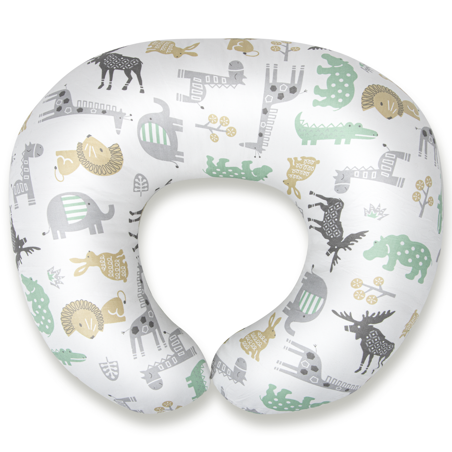 CSD02BNFP0000WHCshidWorld Nursing Pillow, Breast Feeding Pillows for Mom, Animals Soft Cover with Breathable Filling, Feeding Support Pillow for 0-12 Months, Multifunctional Support Cushion for Travel