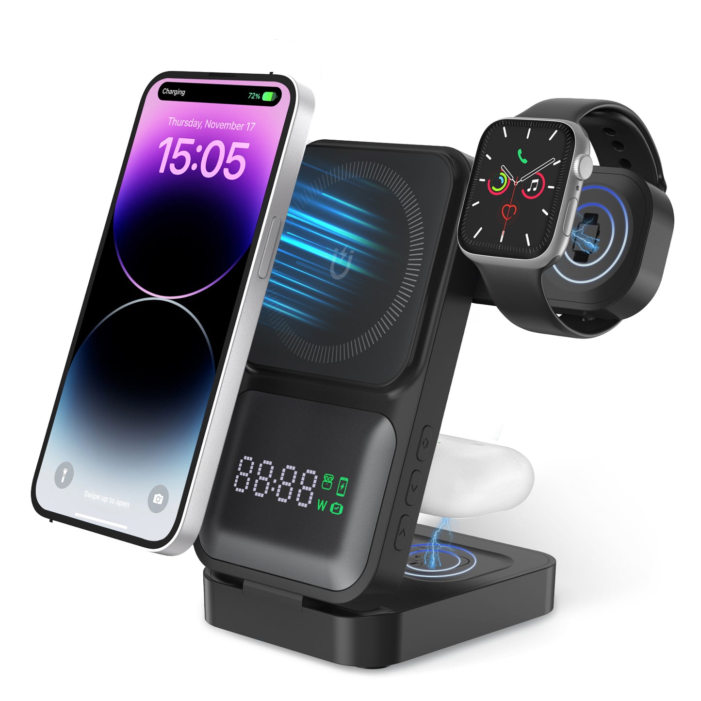 CSD01WLCG0S1ABL Wireless Charging Station for iPhone Devices
