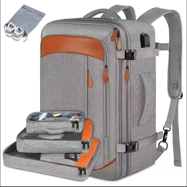 CSD01TBFM8092BKTravel Carry on Backpack, Large 42L Personal Item Travel Bag for Men & Women