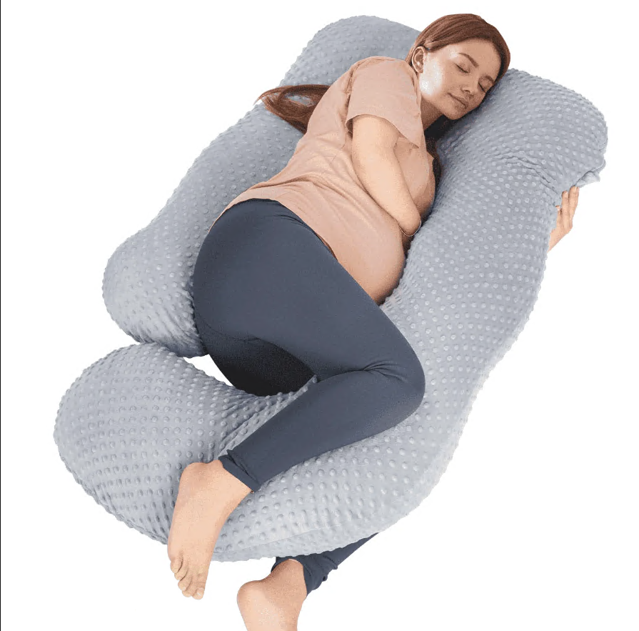 CSD02PPMP0000GY Pregnancy Pillows,Body Pillows for Adults Sleeping, Support for Back,Legs,Belly