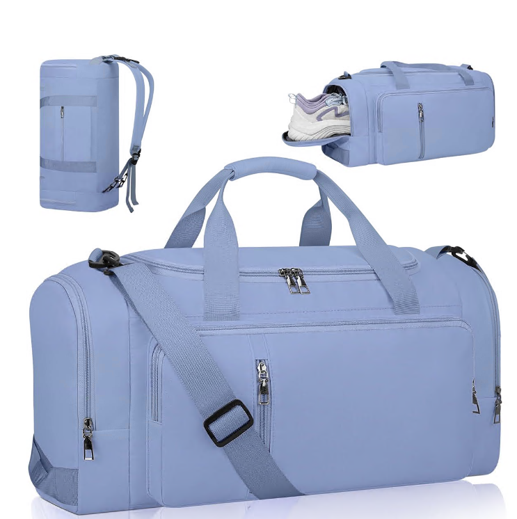 CSD01GBFM0003BUWeekender Overnight Dufflle Shoulder Bag for Men, Women,Gym, Travel, Sports, Blue