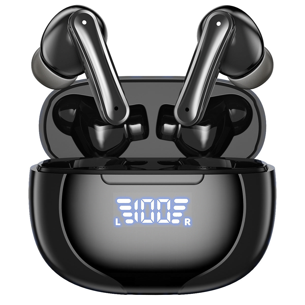 CSDT10A Wireless Earbuds Bluetooth 5.0 Headphones IPX7 Waterproof TWS Deep Bass Stereo Noise Cancelling Headset in Ear W/ 140H Playtime Mic USB-C Charging Case LED Battery Display for Sport Android/iOS