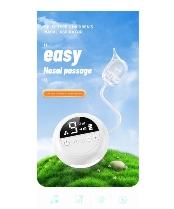 CSD01EBNS0602WH Electric Nasal Aspirator, Nose Booger Sucker