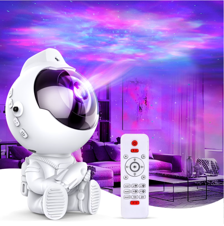 CSD02DESP0000PK Astronaut Star Projector, Galaxy Ceiling Projector Starry Nebula Kids Night Light with Remote Control Timing & 360° Rotation Magnetic Head for Baby Home Bedroom Gaming Room Decor Christmas Party Decor