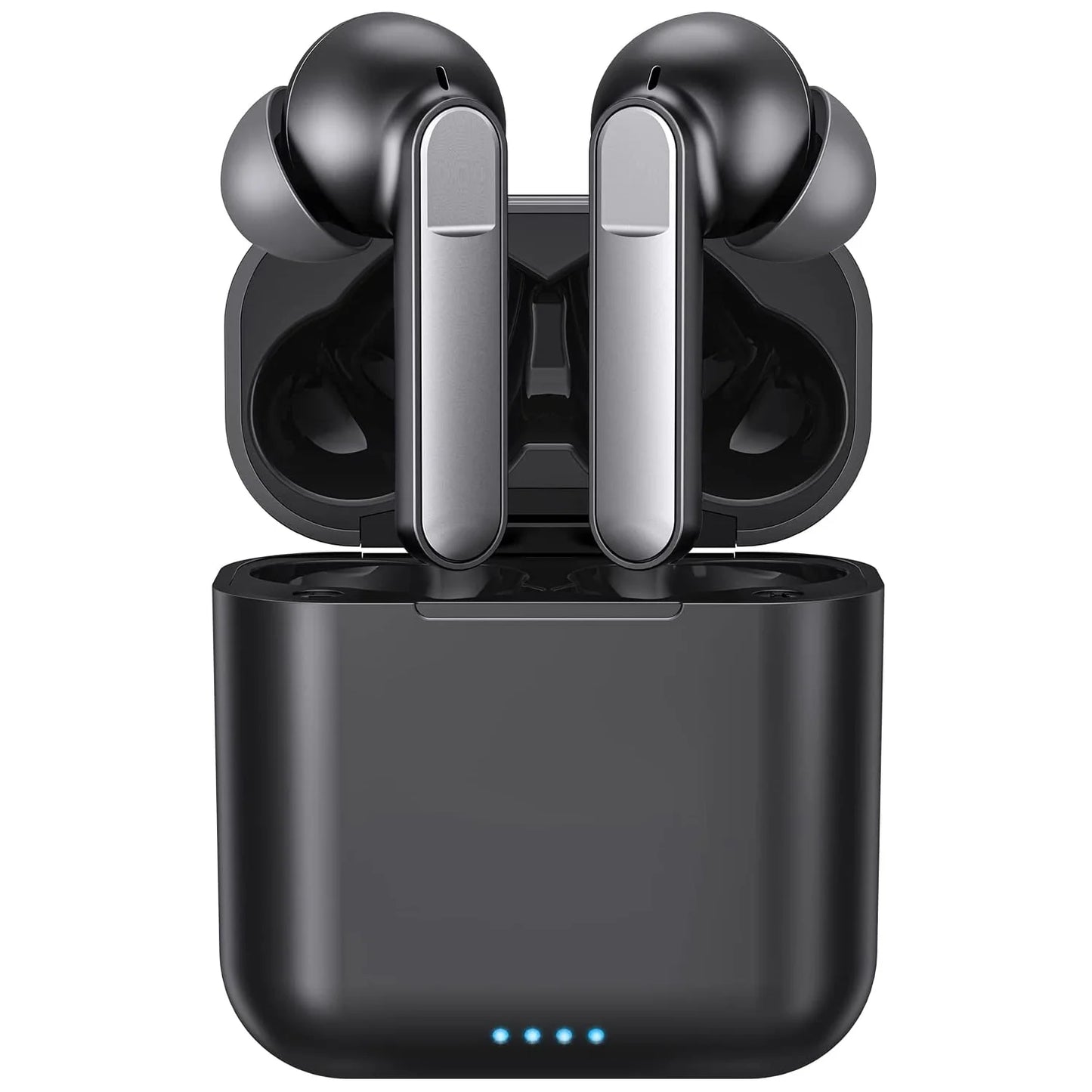 Wireless Earbuds, Bluetooth 5.1 Earbuds Noise Cancelling Wireless Headphones, Deep Bass with Type C Charging Case Waterproof Built-in Mic Headset for iPhone Android Black 537497208