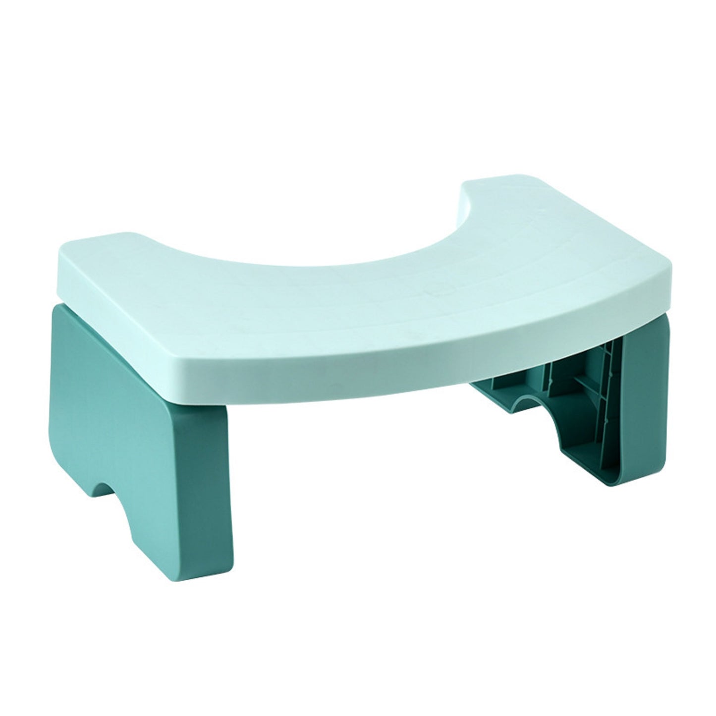 CSD01TSFA0000GN Toilet Stool, Poop Stool for Adults & Kids, 7 Inch Portable Toilet Potty Stool, Collapsible Step Stool for Bathroom Potty Support