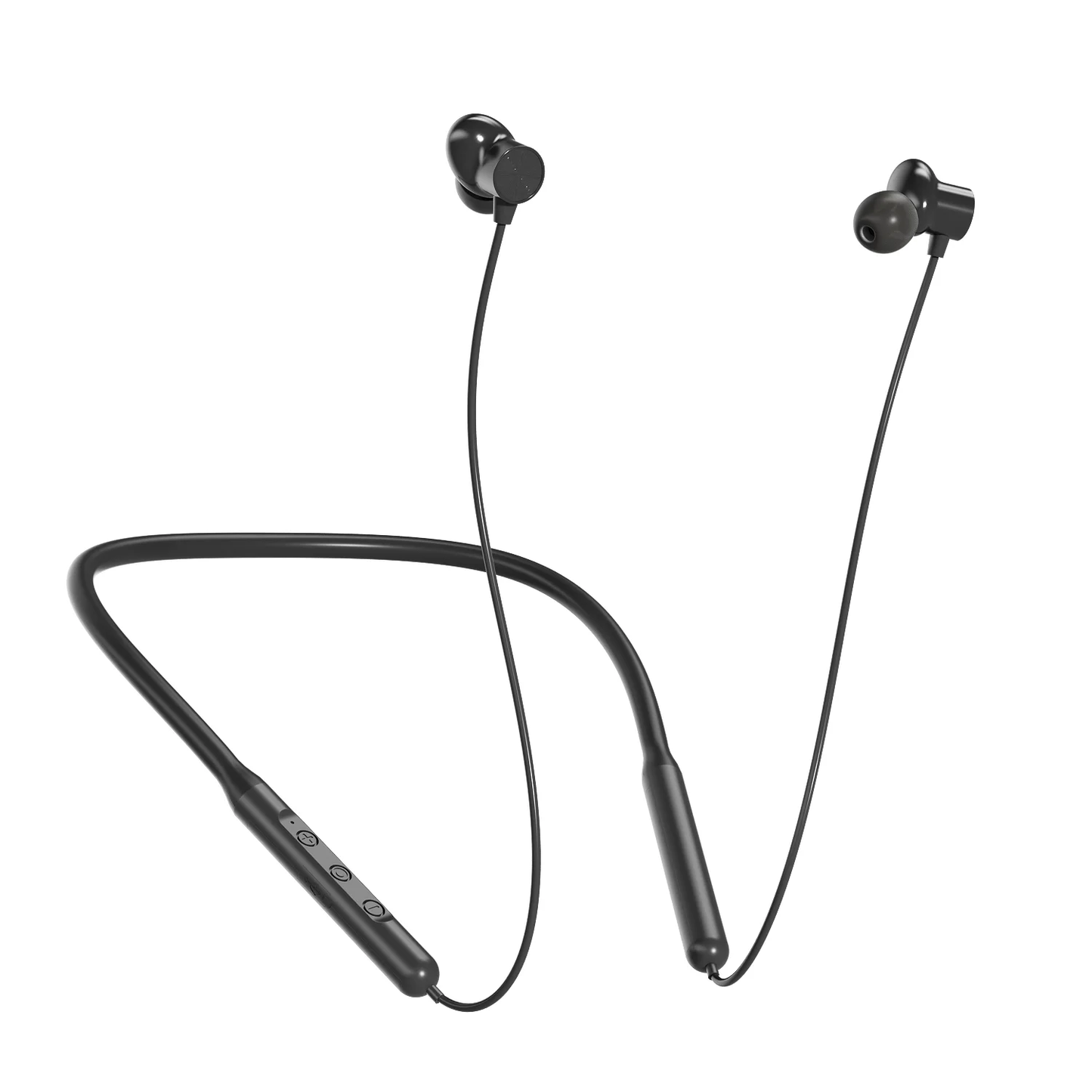 CSD02SHMT1500BK Bluetooth Headphones, Running Wireless Earbuds with 12 Hours Playtime, HD Deep Bass Stereo IPX7 Waterproof Earphones for Workout and Sports, Bluetooth 5.3 Sound Isolation Headsets,Black