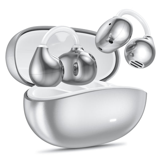 CSD02BHJ60000SR  Cshidworld Open Earbud Wireless Bluetooth 6.0 Earphones, Flexible Clip-On Earbuds