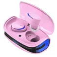 Wireless Earbuds, Bluetooth 5.0 Headphones IPX8 Waterproof, High-Fidelity Stereo Sound Quality in Ear Headset, Built-in Mic LED Charging Case & 21 Hours Playtime, for Smartphones Laptops , Pink CSD01BHT80000PK