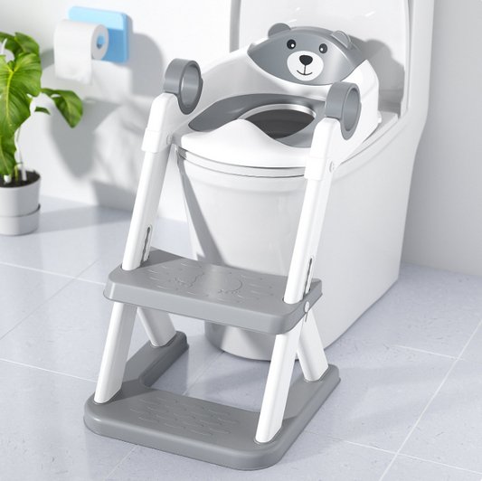 Potty Training Seat, Toddler Step Stool, 2 in 1 Potty Training Toilet for Kids, Baby Seat with Splash Guard and Anti-Slip Pad for Boys Girls Potty Training