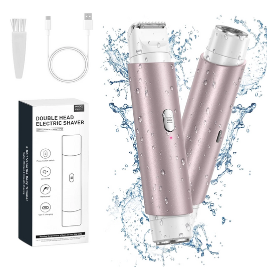 Electric Bikini Trimmer for Women, 2 in 1 Electric Hair Trimmer Shaver Razors for Women