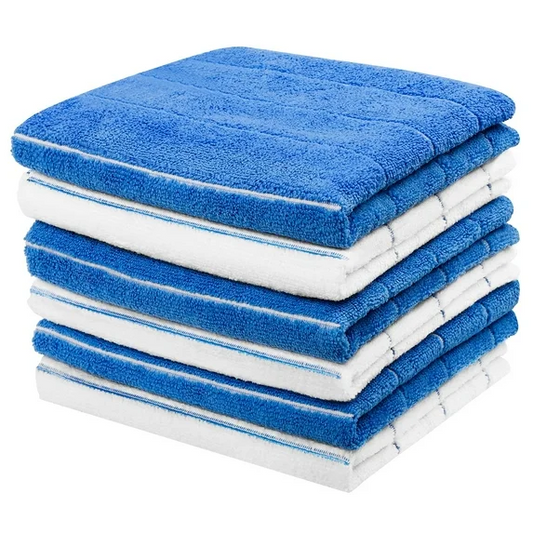 Kitchen Dish Cloths, Ultra Soft and Absorbent Dish Towels, Reusable Fast Drying Microfiber Cleaning Cloth, Lint Free Kitchen Towels,15x25 in, Set of 6
