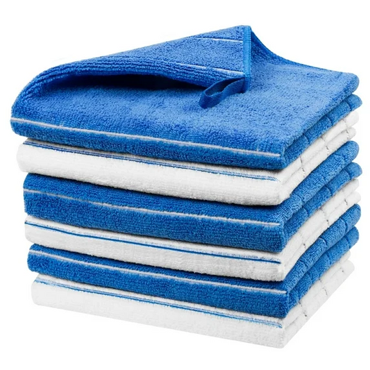 Kitchen Towels, Ultra Soft Absorbent Dishcloths Set of 6, Quick Drying Dish Washcloth for Kitchen, Washing Dishes, 15"x25"