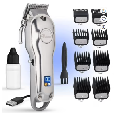 Professional Hair Clippers with Extremely Fine Cutting, Cordless Hair Trimmer for Men & Women, Barber Clippers for Salon & Home Use