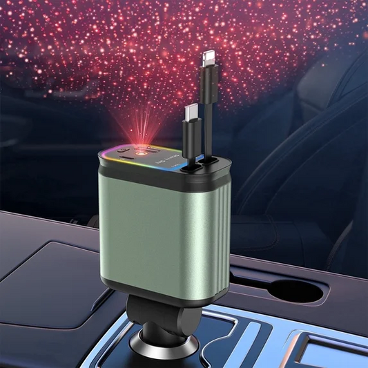 CSD01RTCC00C3GR  Car Charger Adapter with Star Light