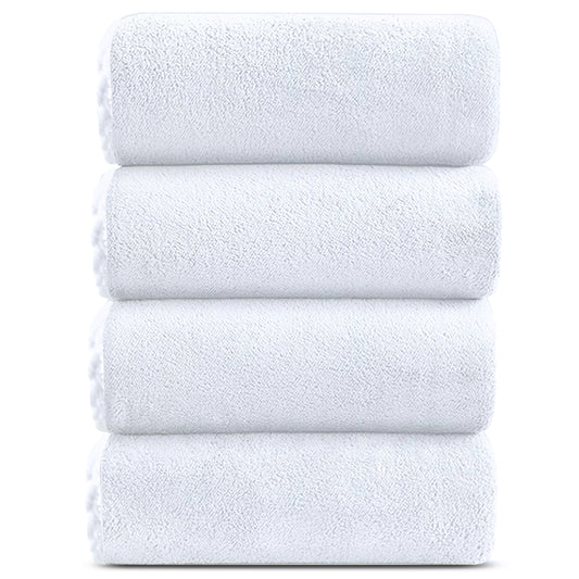 Large Bath Towels 35" x 70", Extra Soft & Highly Absorbent Bath Sheets Set of 4, Quick Dry Lightweight Shower Towels for Bathroom Gym Travel Swim, Durable Bath Towels for Adult,Pet