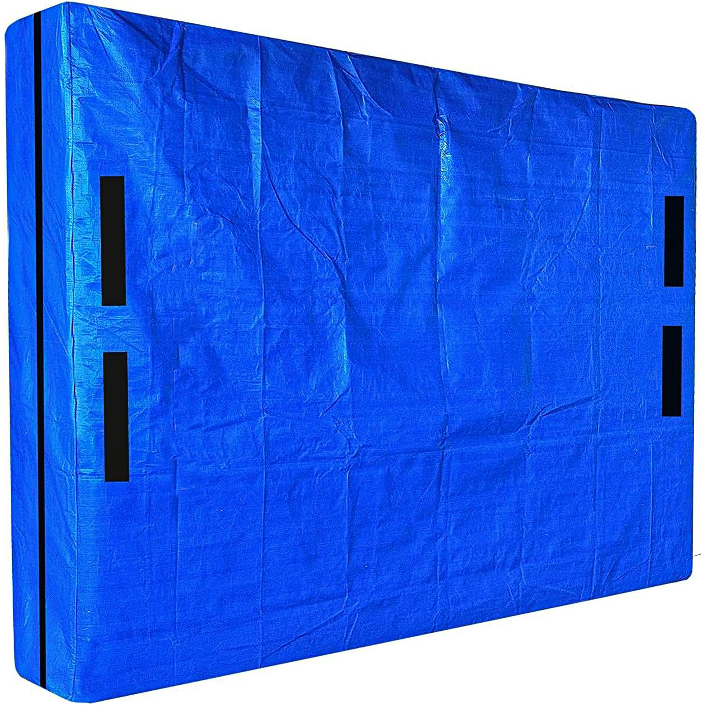 CSD01MBFM0000BU  Mattress Cover Storage Bag, Reusable Tarp Waterproof Bed Mattress Cover, Zippered Mattress Protector with 8 Strong Handles