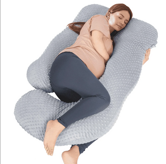 CSD02PPMP0000GY Pregnancy Pillows,Body Pillows for Adults Sleeping, Support for Back,Legs,Belly