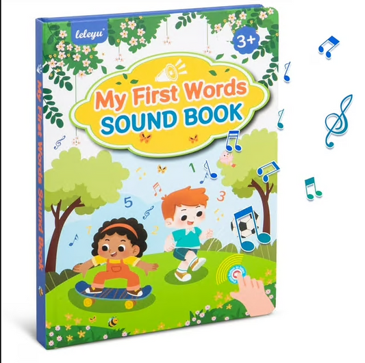 CSD02EISBLWB422 13 IN 1 Toddler Learnig Audio Books, 300+ Words Books, Nursery Rhyme Books, Interactive Sound Books, Talking & Musical Books for Boys & Girls, Educational Toys for Kids 2-6