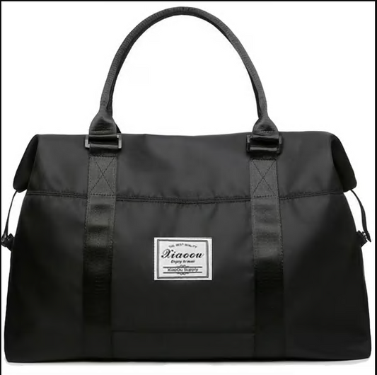 CSD01TDGB1808BK 24"Duffel Bag for Women, Weekender Overnight Bag, Large Travel Bag with Dry Wet Separated Tote Bag/Trolley Sleeve/Adjustable Strap, Carry on Gym Bag Waterproof & Tear Resistant, Black