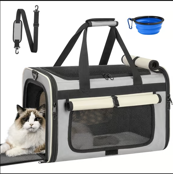 Carys Charismatic Cat キャリーズ チャリスマティック CSD01BPBC0626BU CshidWorld Collapsible Cat Carrier Pet Carrier for