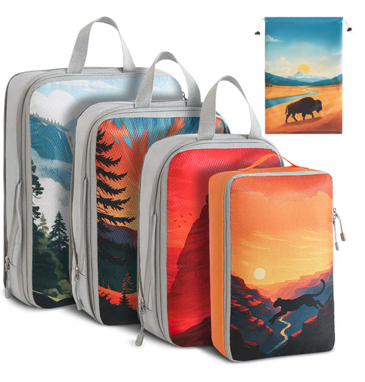 Packing Cubes for Travel, 5 Pieces Luggage Packing Organizers for Suitcase, Travel Essentials for Organizing Clothes