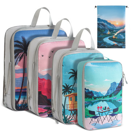 Packing Cubes for Travel, 5 Pieces Luggage Packing Organizers for Suitcase, Travel Essentials for Organizing Clothes