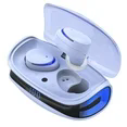 Wireless Earbuds, Bluetooth 5.0 Headphones IPX8 Waterproof, High-Fidelity Stereo Sound Quality in Ear Headset, Built-in Mic LED Charging Case & 21 Hours Playtime, for Smartphones Laptops Gym, Blue CSD01BHT80000BU