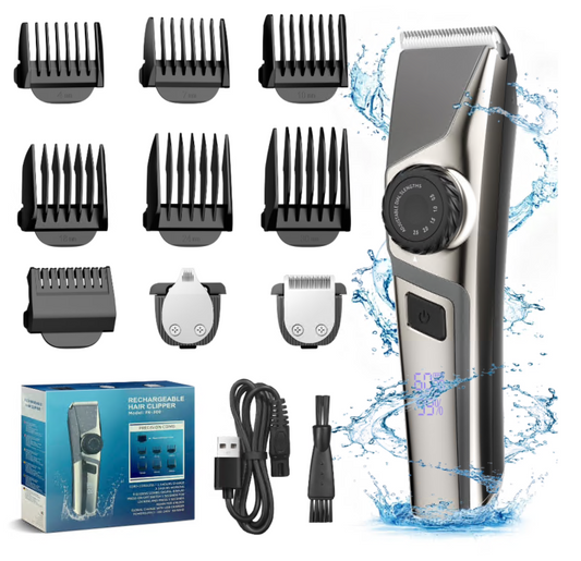 Hair Clippers for Men, Cordless Mens Hair Clippers with Extra Replacement Blade, Rechargeable Mens Haircut Grooming and Trimmer Kit for Beard