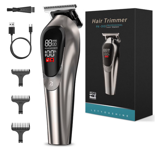 Hair Clippers for Men, Professional Hair Cutting Trimmer with LED Display Trimmer for Barbers Home Use