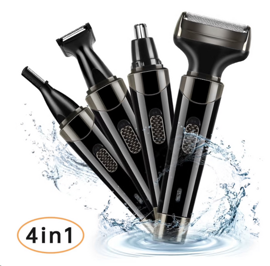 Cshidworld Nose Hair Removal Remover Cordless Electric Razor for Unisex, Facial, Body, Bikini, Eyebrow, Beard, Sideburn, Mustache, Black