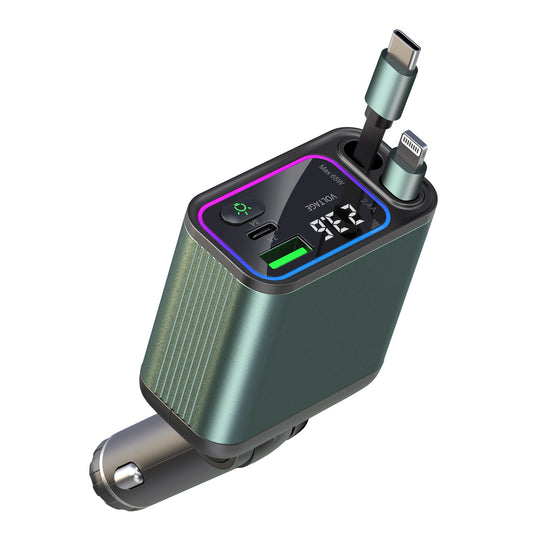 CSD01RTCCGC08BGR  Car Charger Adapter with LED Light