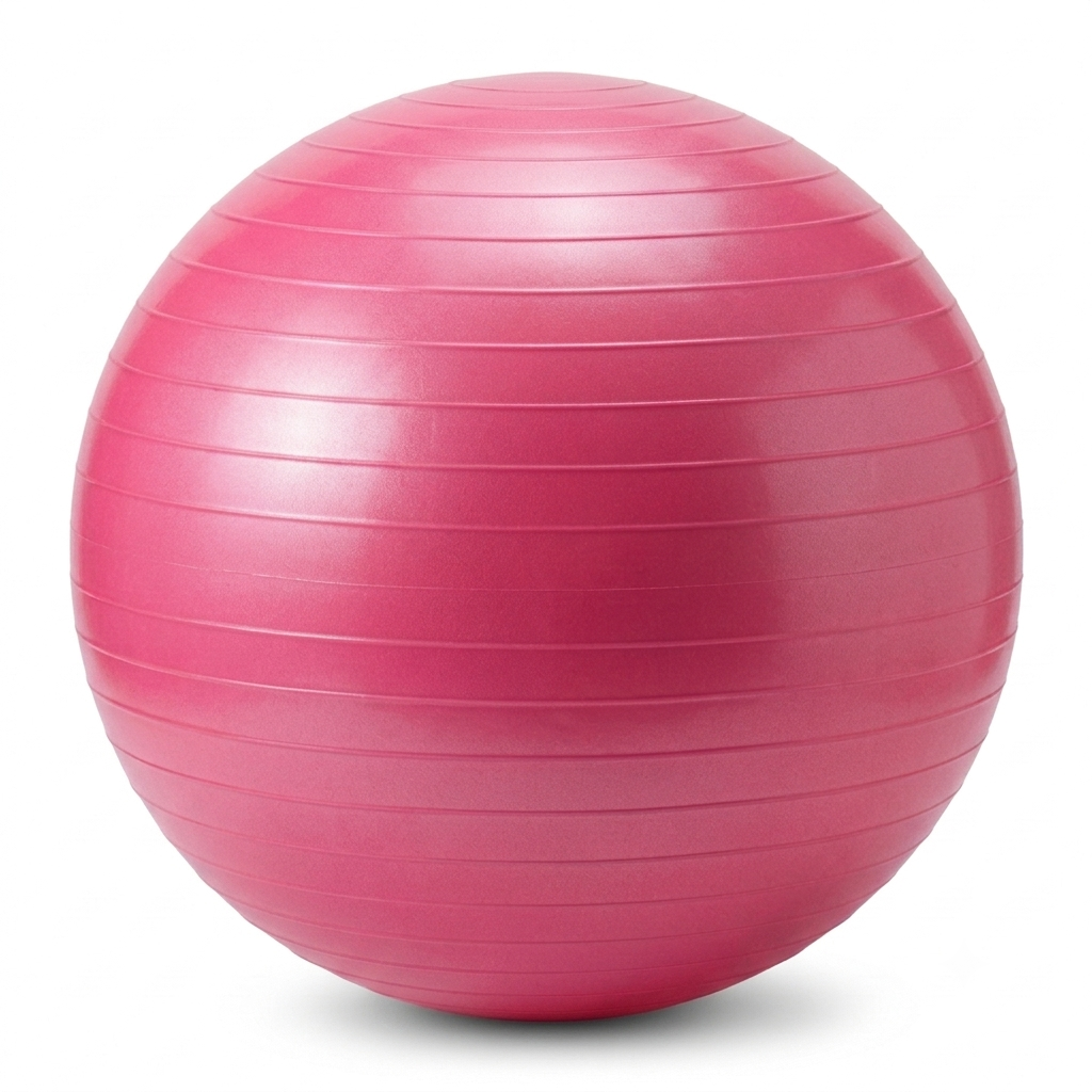 CSD01EBYB0065PK Cshidworld Exercise Ball Set, Yoga Ball with 9-Inch Pilates Ball, Stretch Strap & Foot Pump, Anti-Burst Extra Thick Stability Ball for Core Workout, Balance Training, Home Gym, 26 in (65 cm)