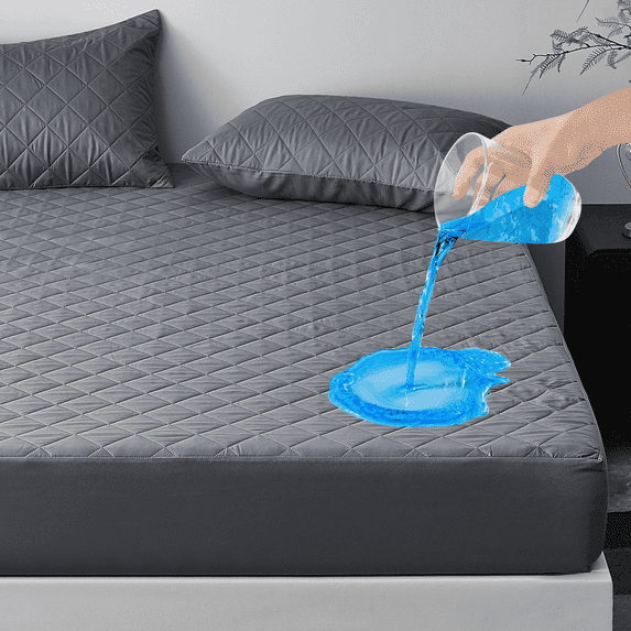CshidWorld Queen Size Waterproof Mattress Protector, Premium Mattress Pad Cover for Bed, Ultra-Soft Breathable Noiseless Fitted Mattress Protector, 8''-21'' Deep Pocket