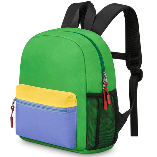 CSD49KDSB0000GE Preschool Backpack For Boys Girls 2-4, Toddler Backpack for School Girls and Boys, Preschool Kindergarten Elementary Daycare Backpack For School & Travel Bookbag, 11" H Kids Backpacks, Green