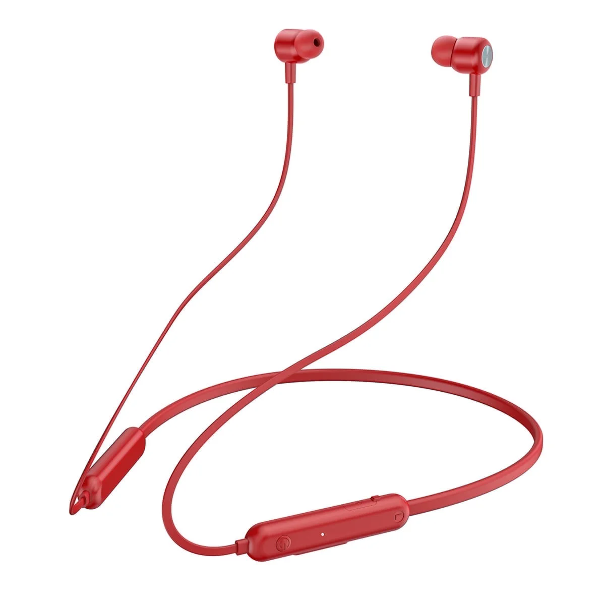 CSD01SHMT1500RE Bluetooth Earbuds Wireless Headphones Bluetooth 5.3 Running Headphones IPX7 Waterproof Earphones with 12 Hrs Playtime Stereo Sound Isolation Headsets for Workout Gym,Red
