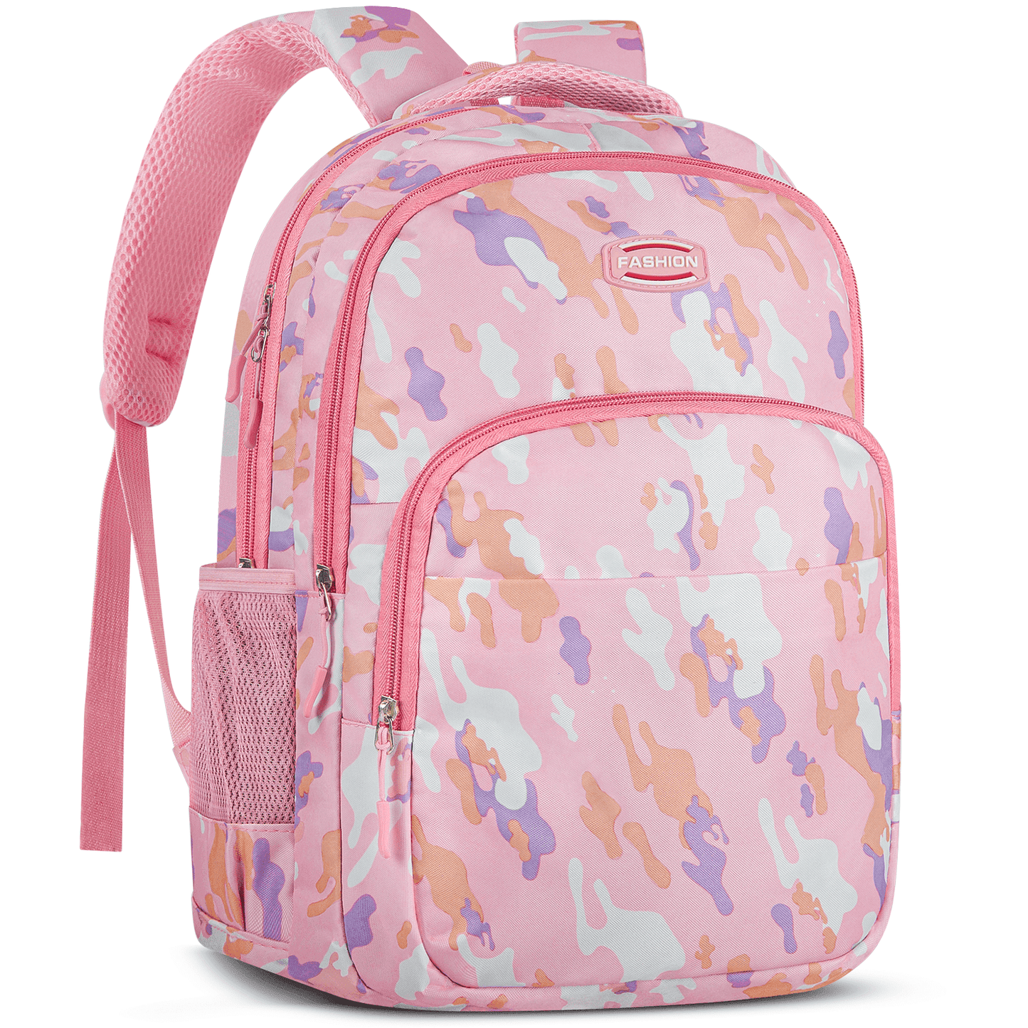CSD48SBTB0000PK Backpack for Work, College, and Travel, Water Resistant Bookbag, Backpack for Boys & Girls with Adjustable Padded Mesh Straps, Geometric Print Backpack for Girls Boys College Bag Bookbags