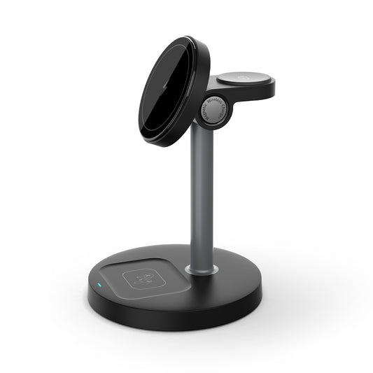 CSD02WLCG0S11BL   Wireless Charger, 3 IN 1 Charging Station for iPhone Devices