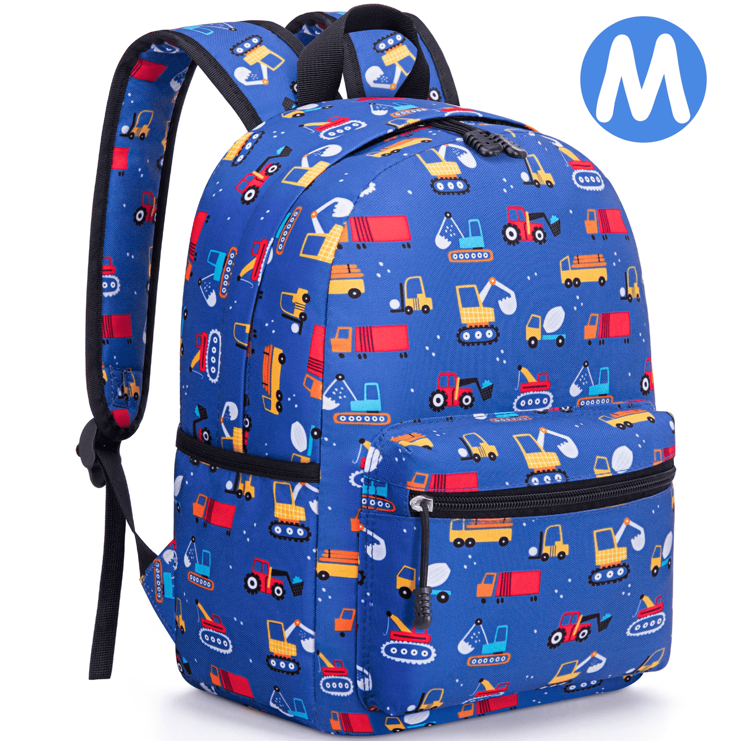 CSD48KDSB0000GE Toddler Backpack for Boys Girls 2-4, Preschool Backpack Mini Backpack For School & Travel, Child Backpacks, Kindergarten Elementary Toddler bag, Kids Backpack, 16" H, Dark Blue Cars