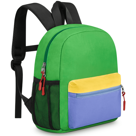 CSD48KDSB0000GE Toddler Backpack for Boys Girls 2-4, Preschool Backpack for Boys Girls, Mini Backpack For School & Travel, Child Backpacks, Kindergarten Elementary Toddler bag, Cute Kids Backpack, 11" H, Green