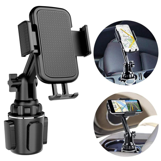 CSDCL03B Car Cup Holder Phone Mount Cell Phone Holder Universal Adjustable Cup Holder Cradle Car Mount with Flexible Long Neck for iPhone 12 Pro/XR/XS Max/X/8/7 Plus/Samsung S10+/Note 9/S8 Plus/S7 Edg